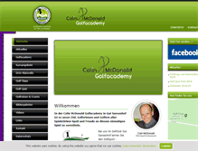 Tablet Screenshot of mcdonald-golf.com